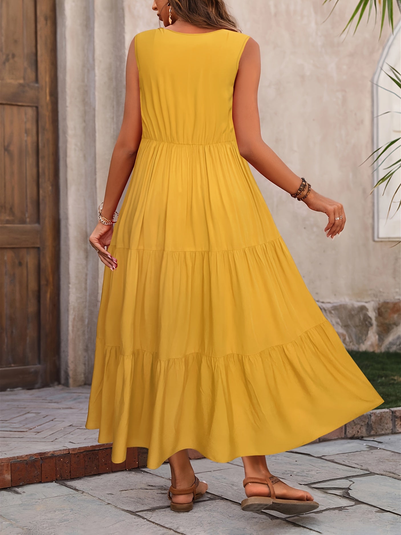 Rayona™ – Sommerliches Damenkleid mit elegantem V-Ausschnitt