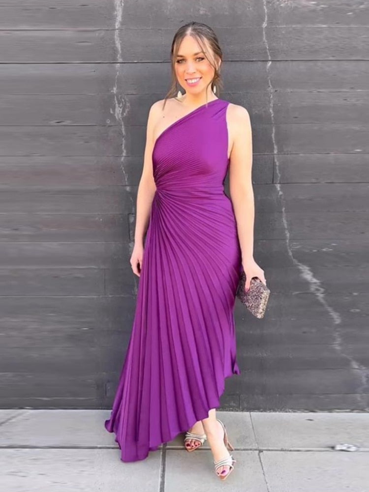 Regina™ – Damen Satin Kleid für Festliche Anlässe Elegante Passform