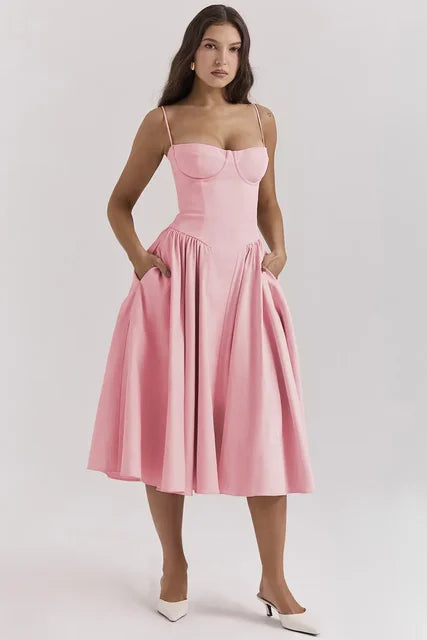 Variant image for Alora™ – Damen Maxikleid Sommer Off-Shoulder Stil Bequem & Elegant-13