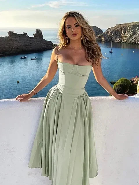 Variant image for Alora™ – Damen Maxikleid Sommer Off-Shoulder Stil Bequem & Elegant-29
