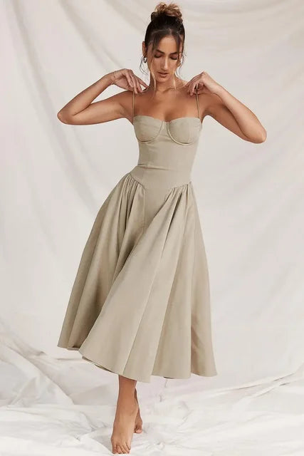 Variant image for Alora™ – Damen Maxikleid Sommer Off-Shoulder Stil Bequem & Elegant-5