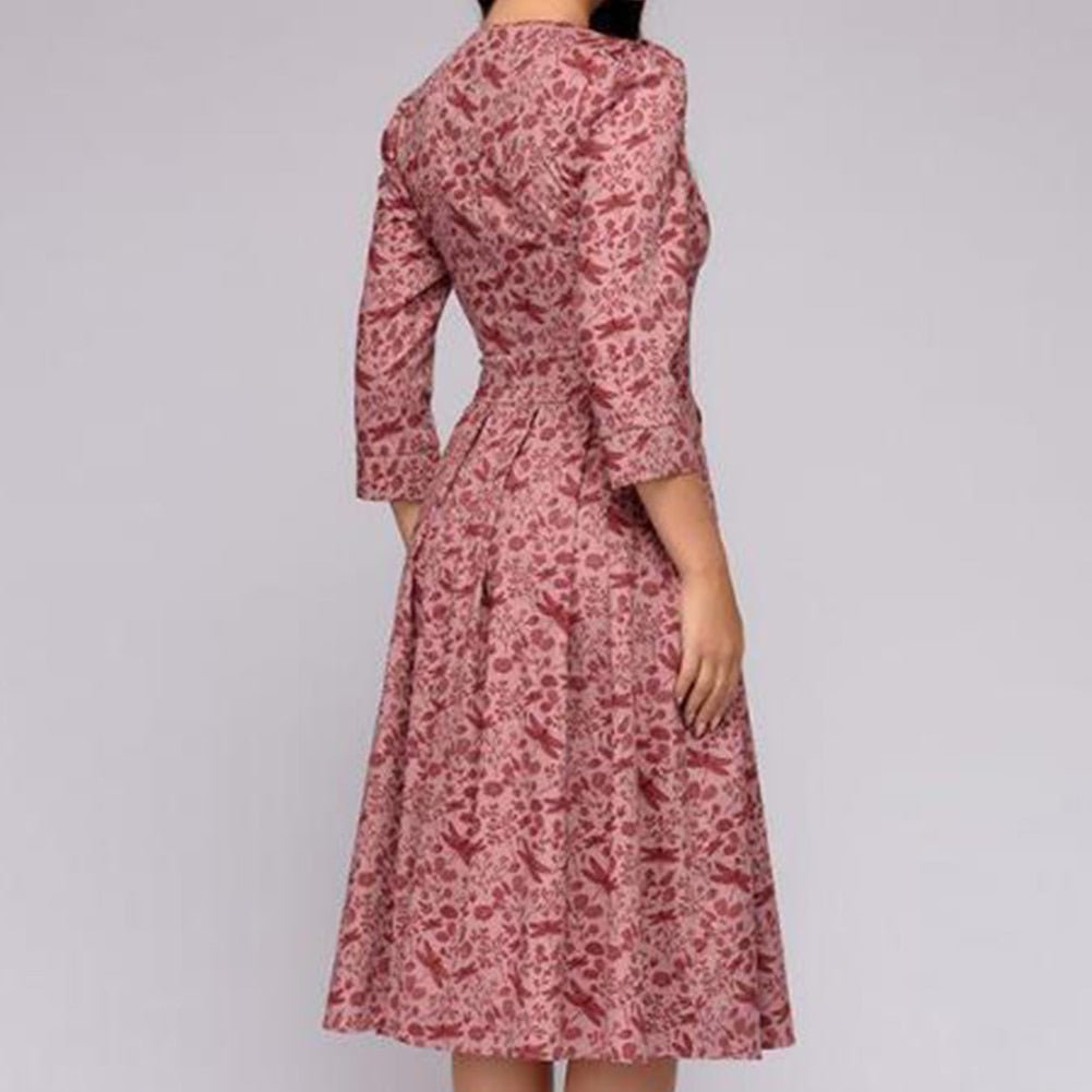 Retrozo™ – Damen Kleid im Eleganten Retro-Stil Figurbetont & Vielseitig-5