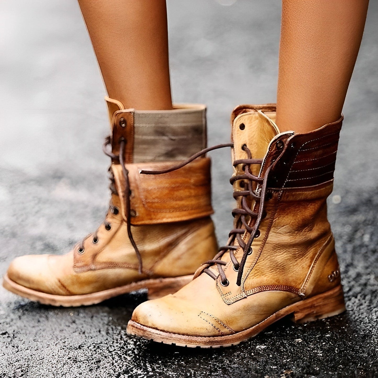 Riley – robuste Leder-Stiefeletten