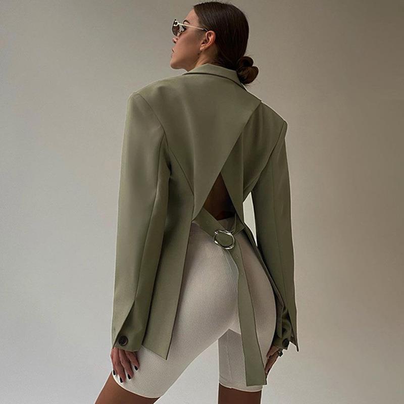 Elarova |  Rückenfreier Blazer für Damen