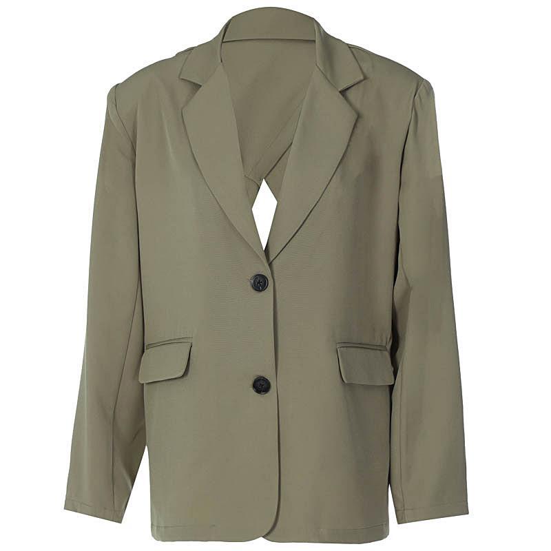 Elarova |  Rückenfreier Blazer für Damen