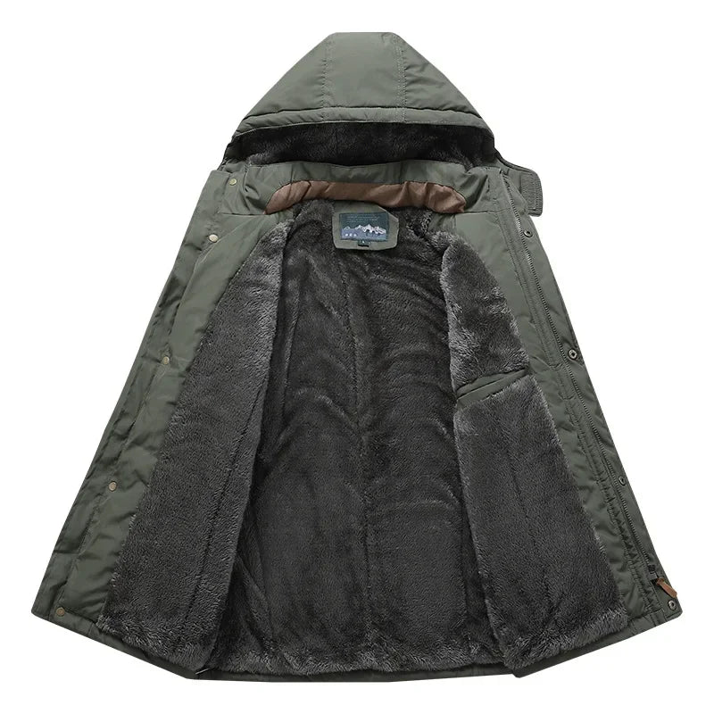 FrostGuard™ Herren Winterparkaa – Warm, Winddicht & Wasserdicht!