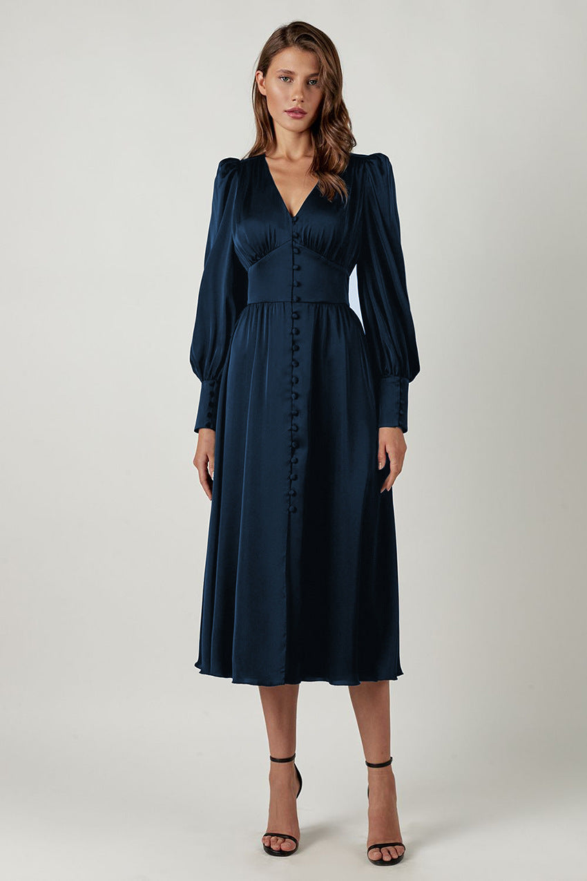 Variant image for Arya™ – Damen Kleid aus Satin für Festliche Anlässe Elegante Passform-21