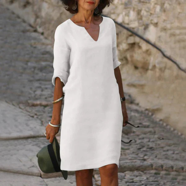 Wendy™ – Damen Kleid mit V-Ausschnitt für Eleganz und Komfort im Frühling-6