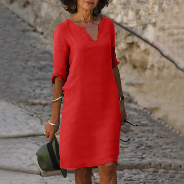 Variant image for Wendy™ – Damen Kleid mit V-Ausschnitt für Eleganz und Komfort im Frühling-49