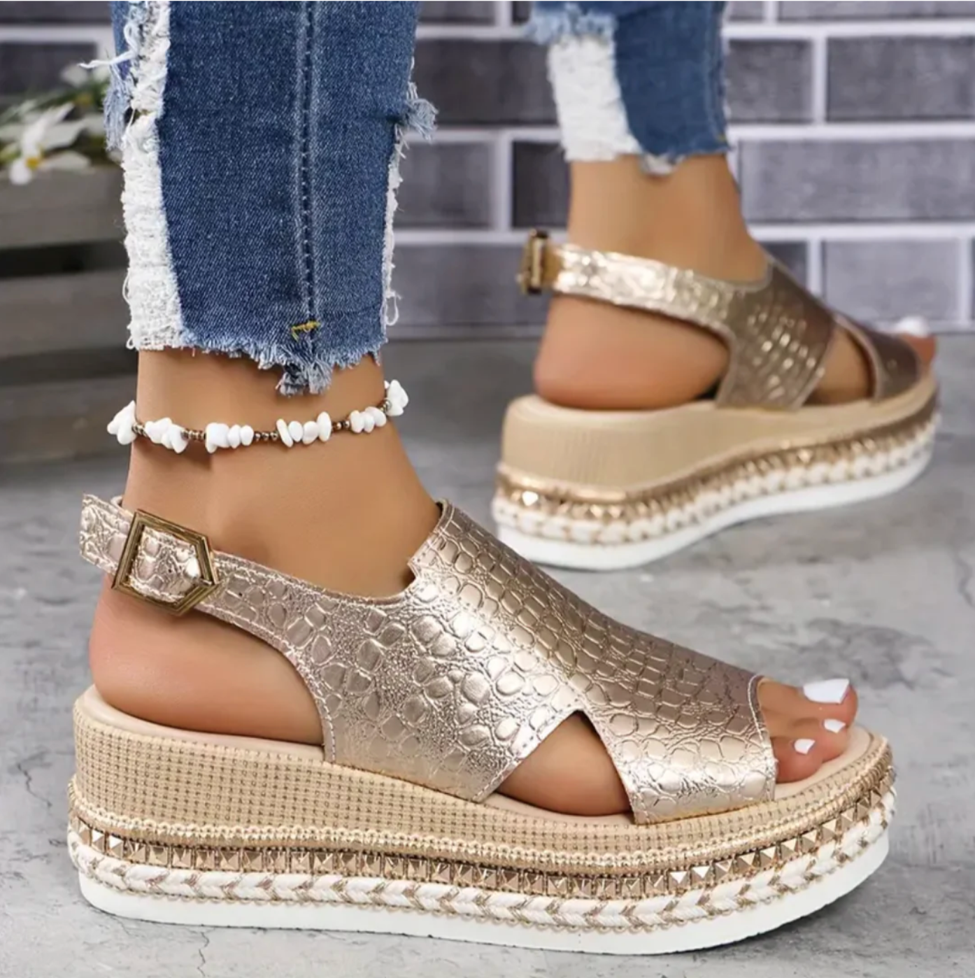 ComfortStep™ – Damen Sandalen mit Orthopädischer Unterstützung und Verstellbaren Riemen-3