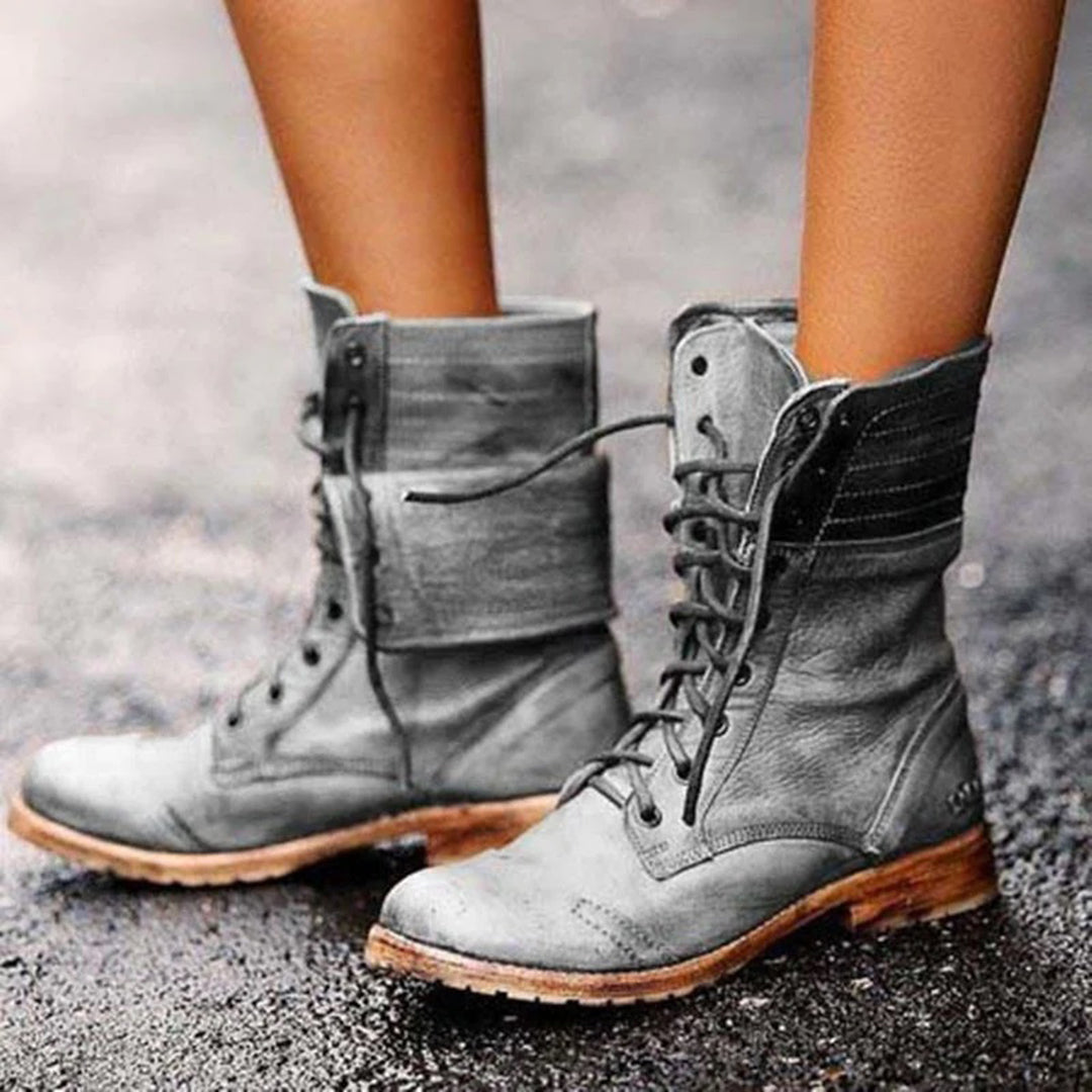 Schicke Lederstiefel Sabina