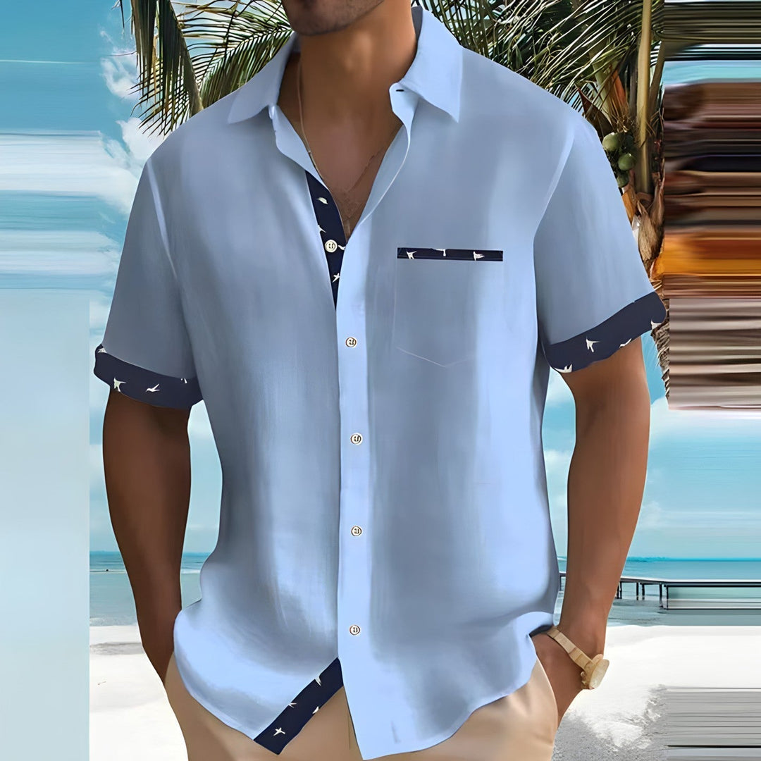 Schicke hawaiianische Sommerbluse - Elmaro