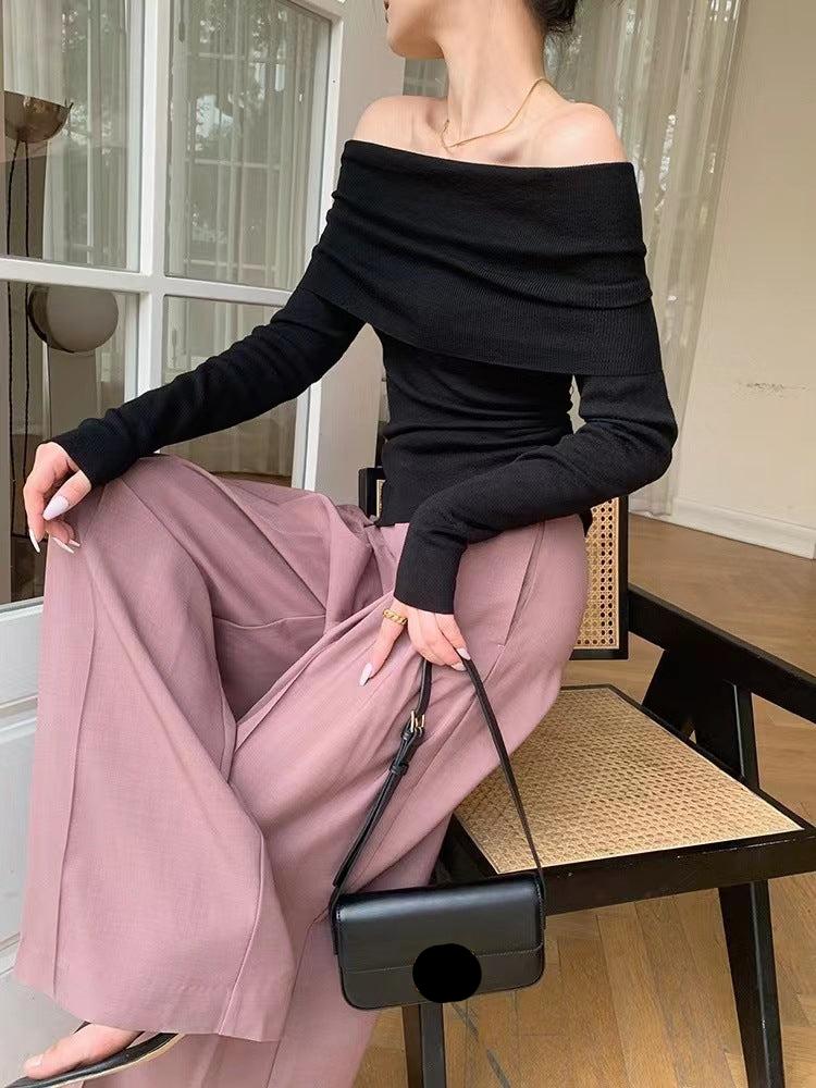 Elarova |  Schulterfreier Pullover für Damen