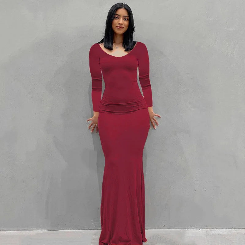 Variant image for GlamourDress™ – Damen Abendkleid mit Spaghetti-Trägern Eleganter Maxi-Stil-13