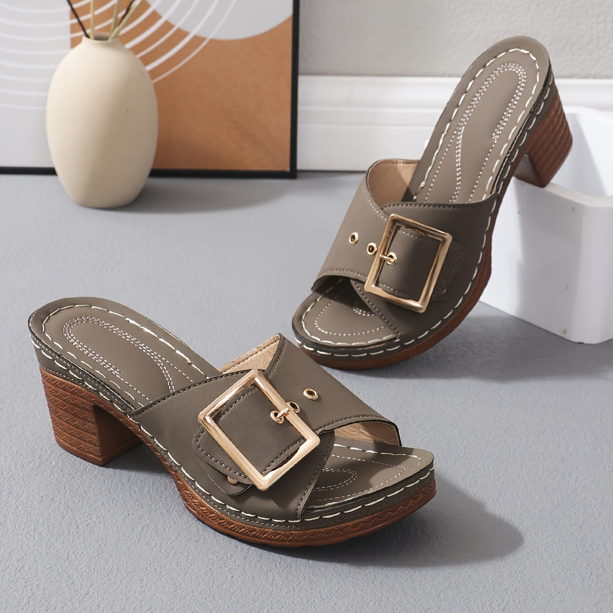Variant image for Serelvia™ – Damen Sandalen mit Dickem Absatz für Eleganten Komfort-33