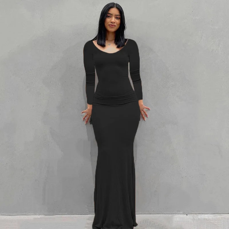 GlamourDress™ – Damen Abendkleid mit Spaghetti-Trägern Eleganter Maxi-Stil 2
