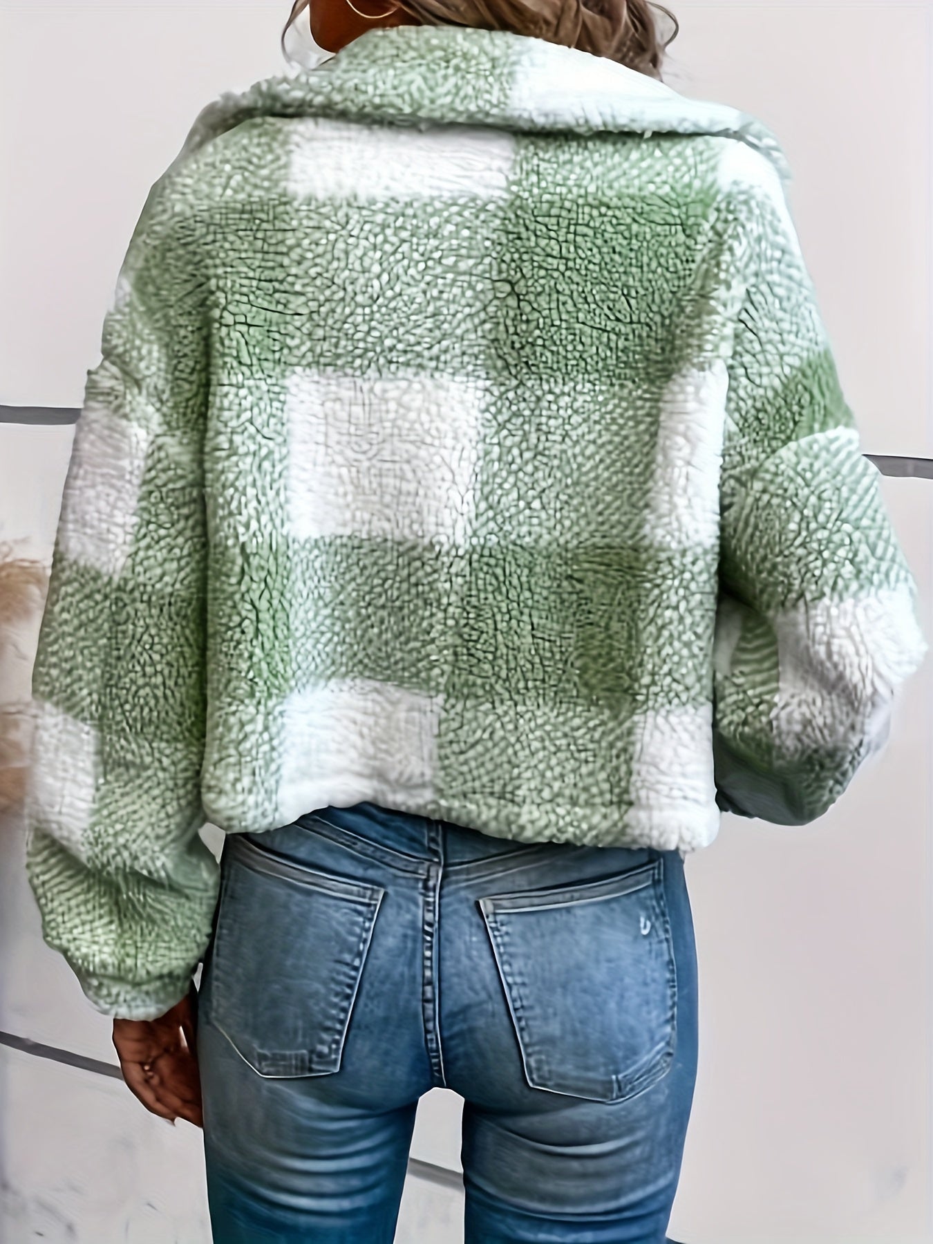 SoftLuxe™ – Kuschelige Teddyjacke für Damen mit stilvoller Knopfleiste