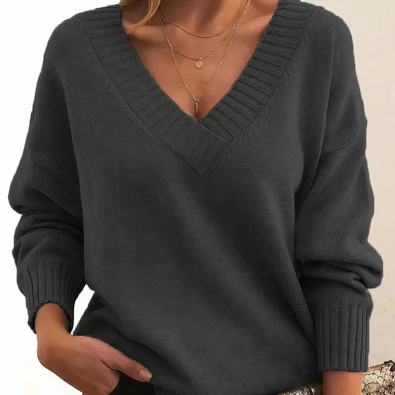 Softhaze™ – Feiner Kaschmir-Pullover in Modernem Design