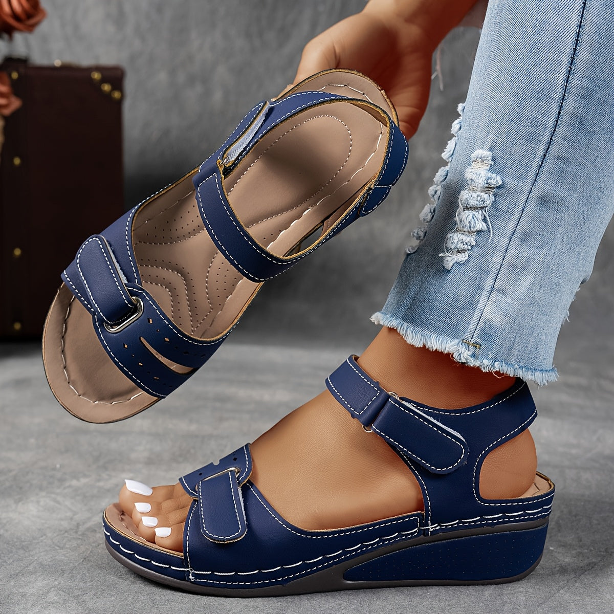 Variant image for Solevia™ – Damen Sandalen mit Atmungsaktivem Gurt und Flexibler Plattform-21