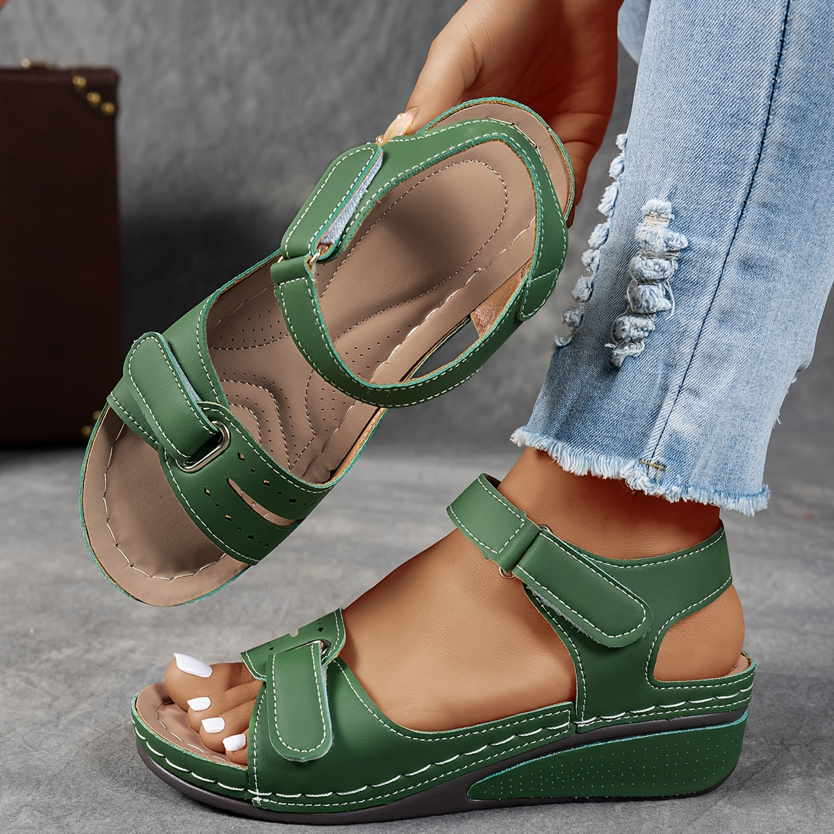 Variant image for Solevia™ – Damen Sandalen mit Atmungsaktivem Gurt und Flexibler Plattform-31