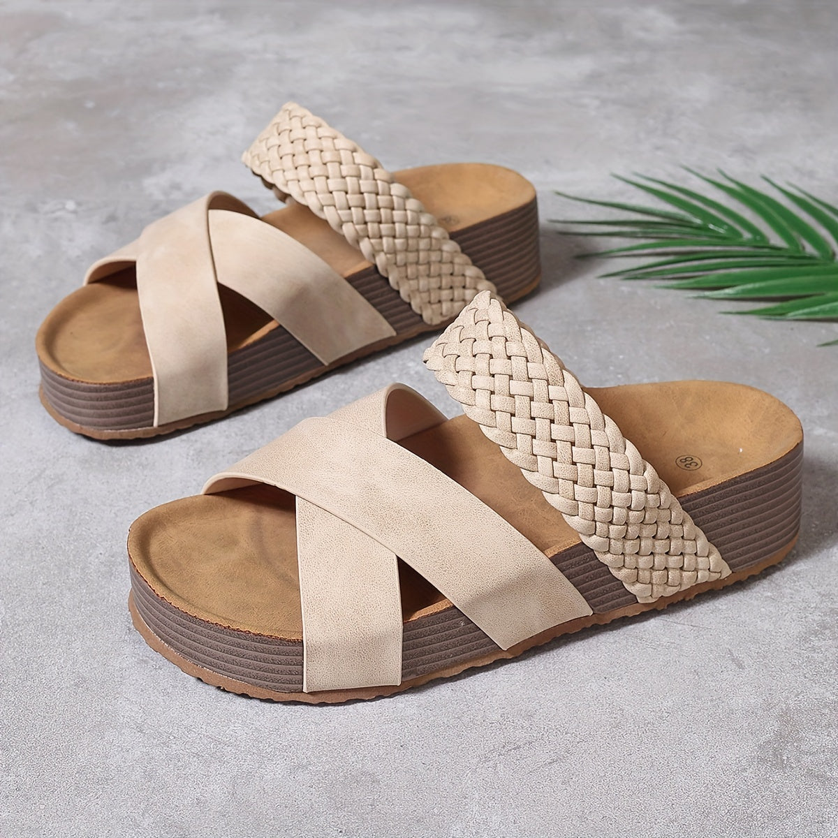 Solyva™ – Damen Sandalen mit Geflochtenen Riemen und Komfortabler Plattform 6