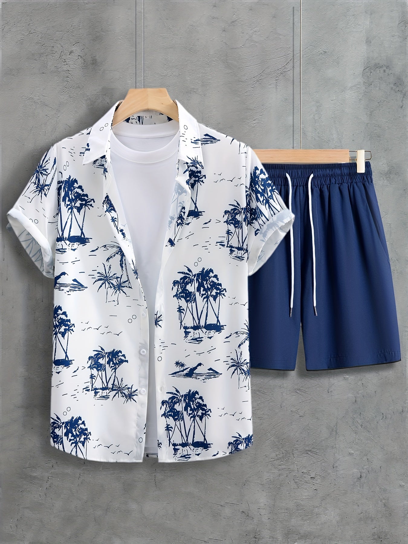 Sommerliches Zweiteiliges Shirt-Set - Basilius