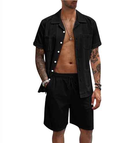 Sommerset für Männer: Shirt und kurze Hose – Ozi