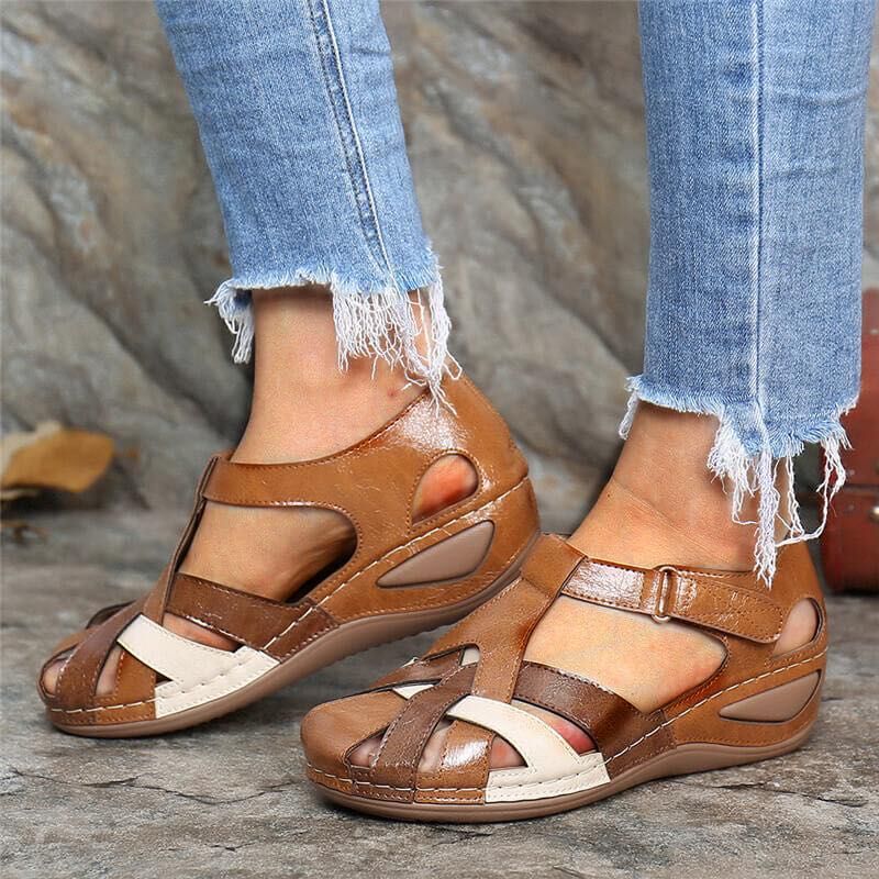 Sophie Orthopädische Sandalen im Retro-Stil