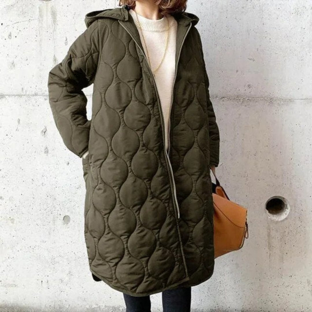 Elarova |  Steppjacke mit Reißverschluss für Damen