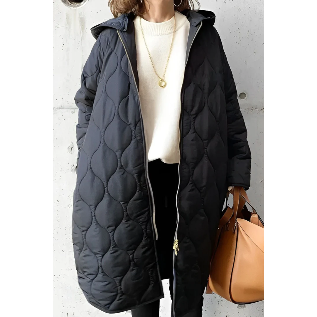 Elarova |  Steppjacke mit Reißverschluss für Damen