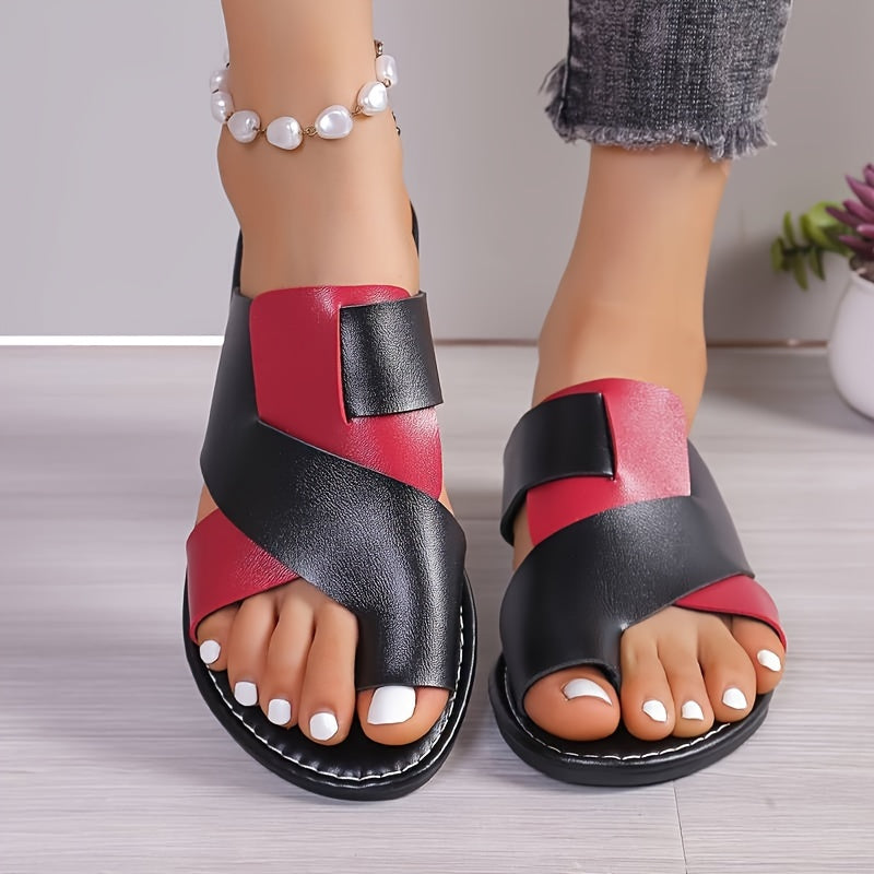 SummerEase™ – Stilvolle Damen Sandalen aus weichem Kunstleder