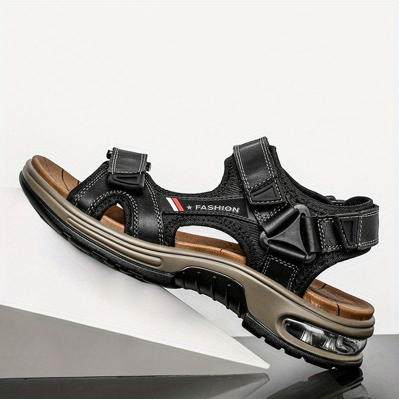 TrailFlex™ – Robuste Herren Ledersandalen mit Komfort Fußbett