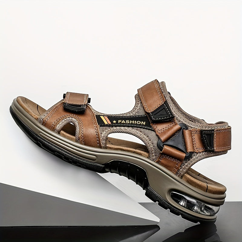 TrailFlex™ – Robuste Herren Ledersandalen mit Komfort Fußbett