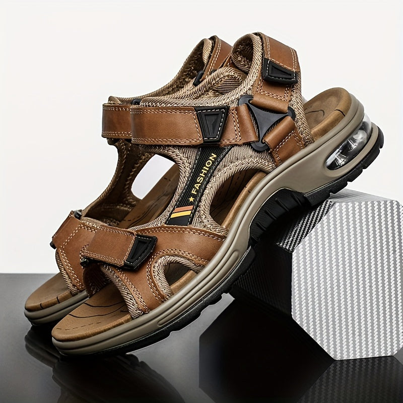 TrailFlex™ – Robuste Herren Ledersandalen mit Komfort Fußbett
