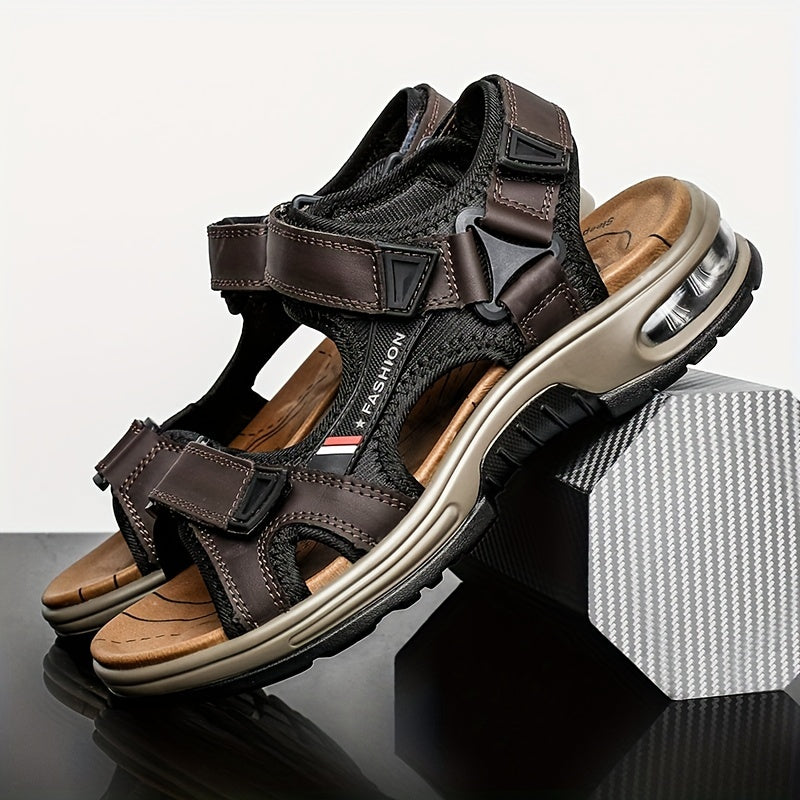 TrailFlex™ – Robuste Herren Ledersandalen mit Komfort Fußbett