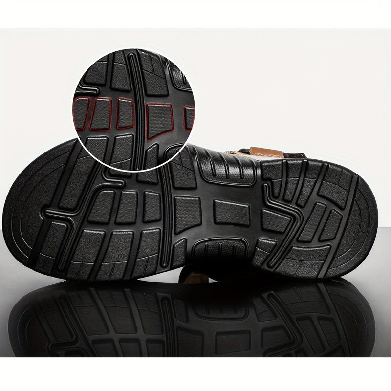 TrailFlex™ – Robuste Herren Ledersandalen mit Komfort Fußbett