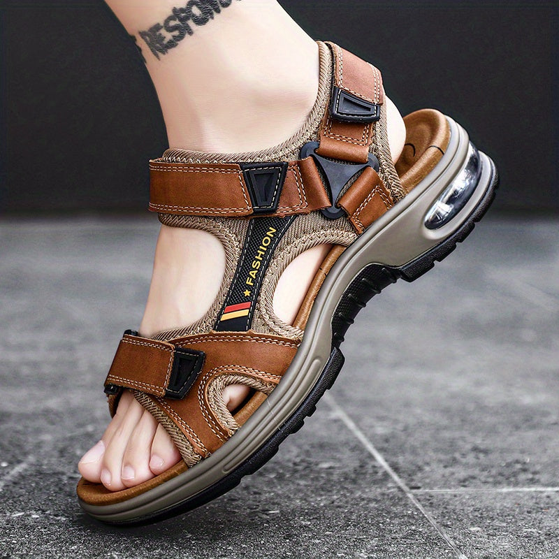 TrailFlex™ – Robuste Herren Ledersandalen mit Komfort Fußbett