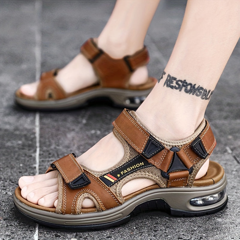 TrailFlex™ – Robuste Herren Ledersandalen mit Komfort Fußbett