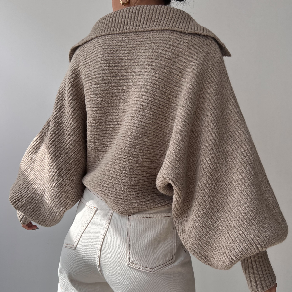 Elarova |  Übergroßer Strickpullover für Damen