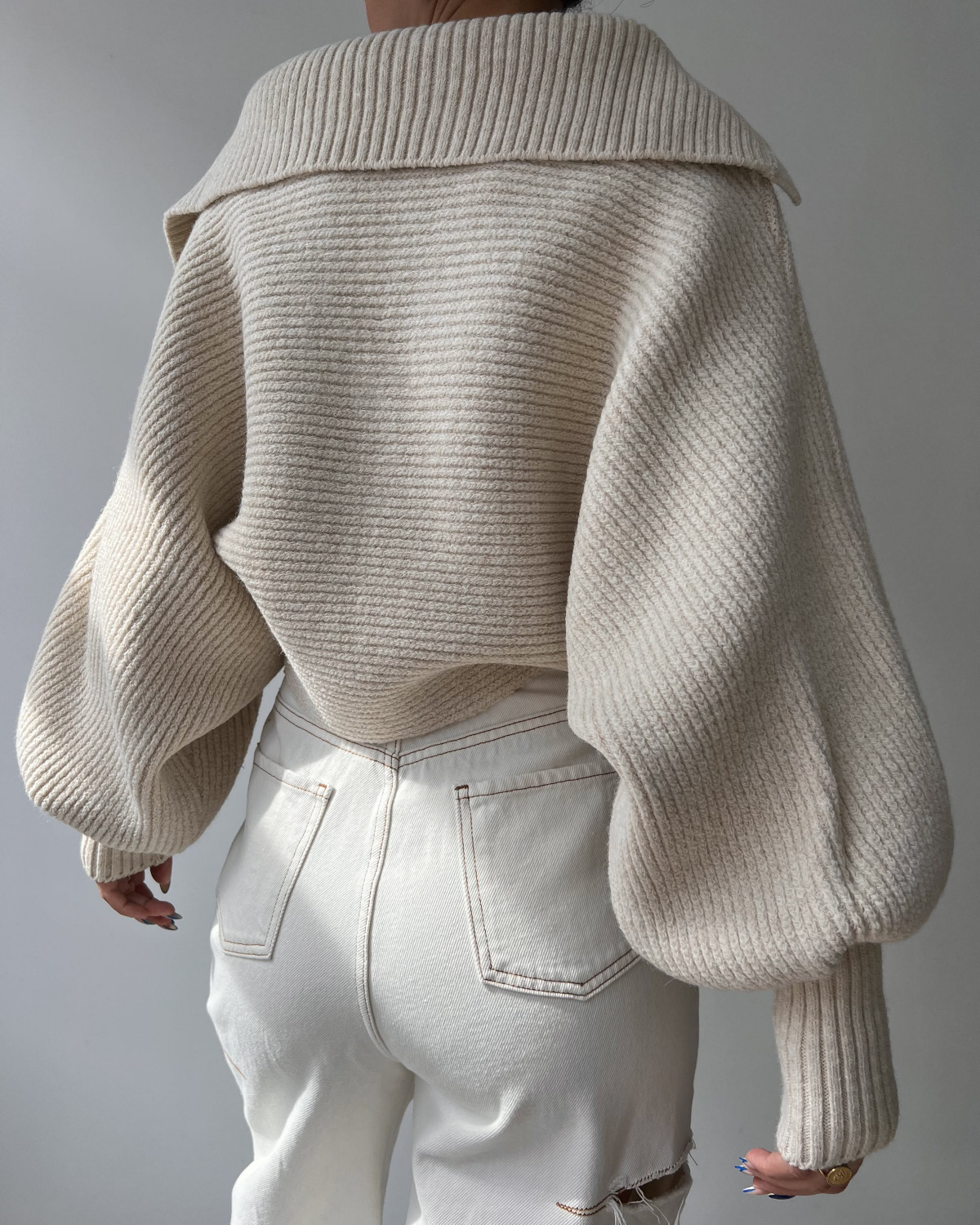 Elarova |  Übergroßer Strickpullover für Damen