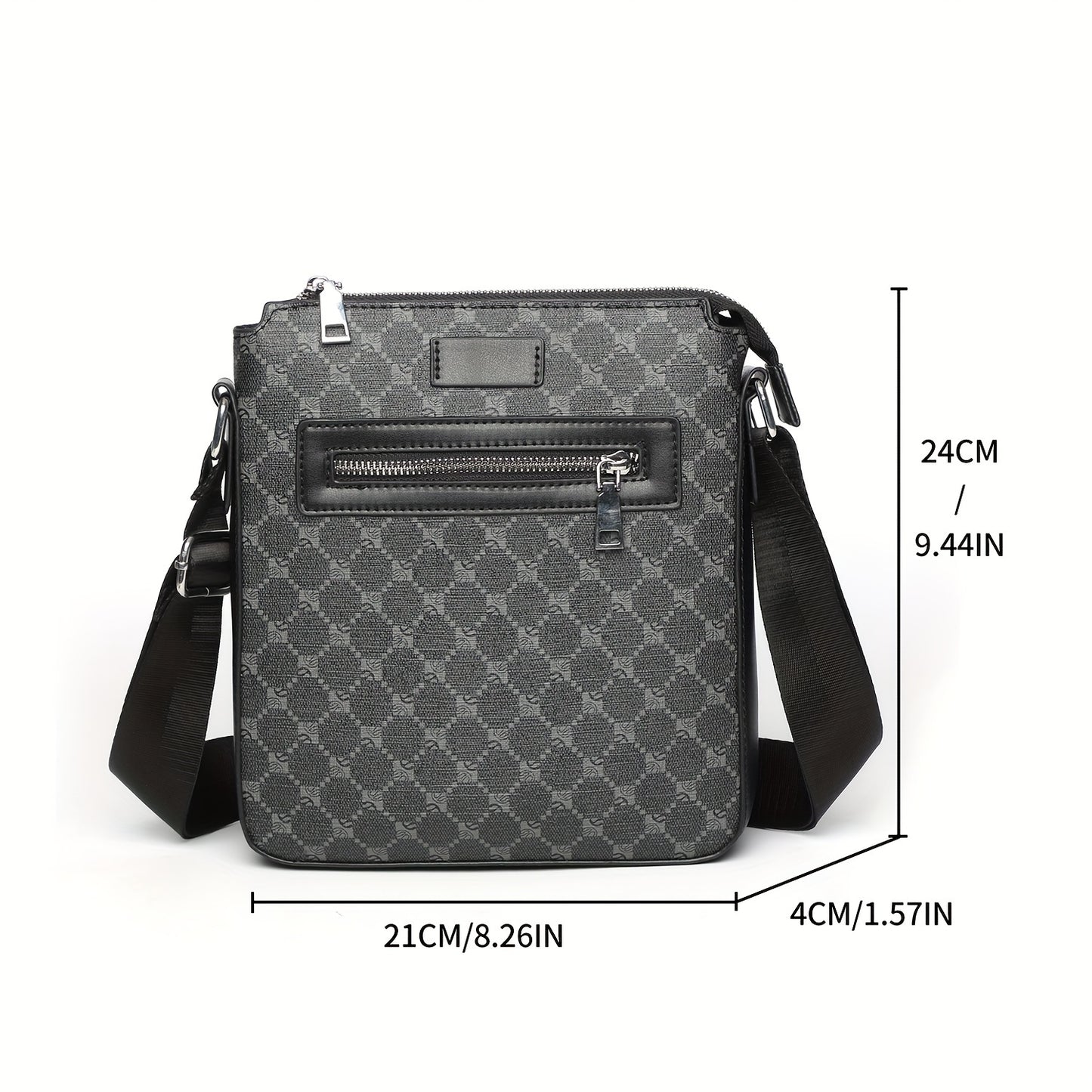 UrbanCrest™ – Herren Umhängetasche mit Premium Leder
