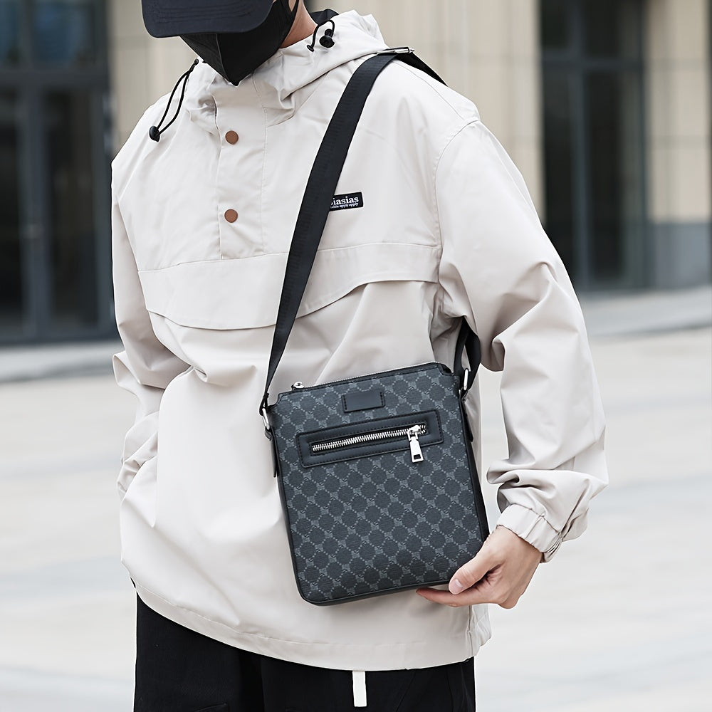 UrbanCrest™ – Herren Umhängetasche mit Premium Leder