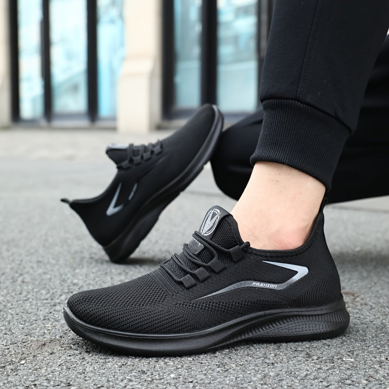 Herren Schnürbare Kunstleder Sneaker – Bequeme Freizeitschuhe