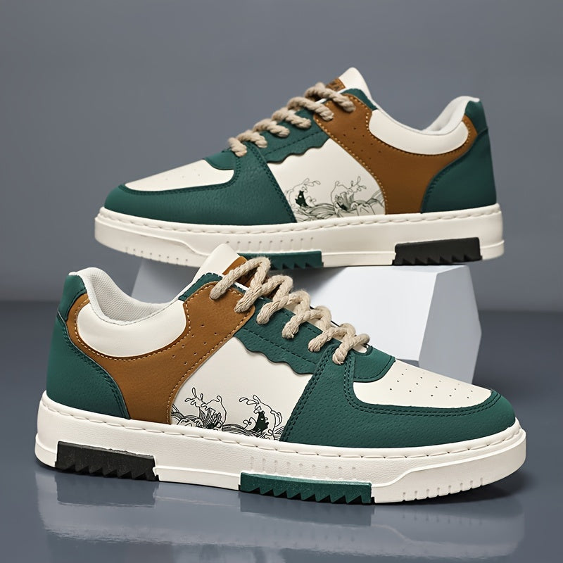 UrbanPulse™ – Stylische Low Top Herren Sneaker im Retro Look