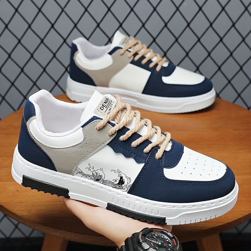 UrbanPulse™ – Stylische Low Top Herren Sneaker im Retro Look