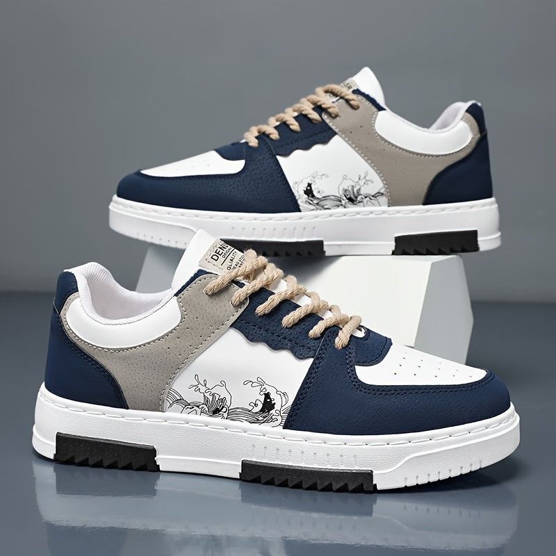 UrbanPulse™ – Stylische Low Top Herren Sneaker im Retro Look