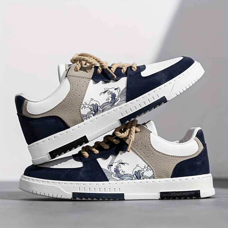 UrbanPulse™ – Stylische Low Top Herren Sneaker im Retro Look