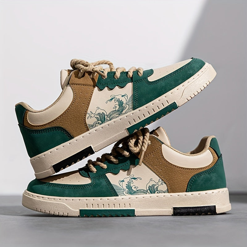 UrbanPulse™ – Stylische Low Top Herren Sneaker im Retro Look