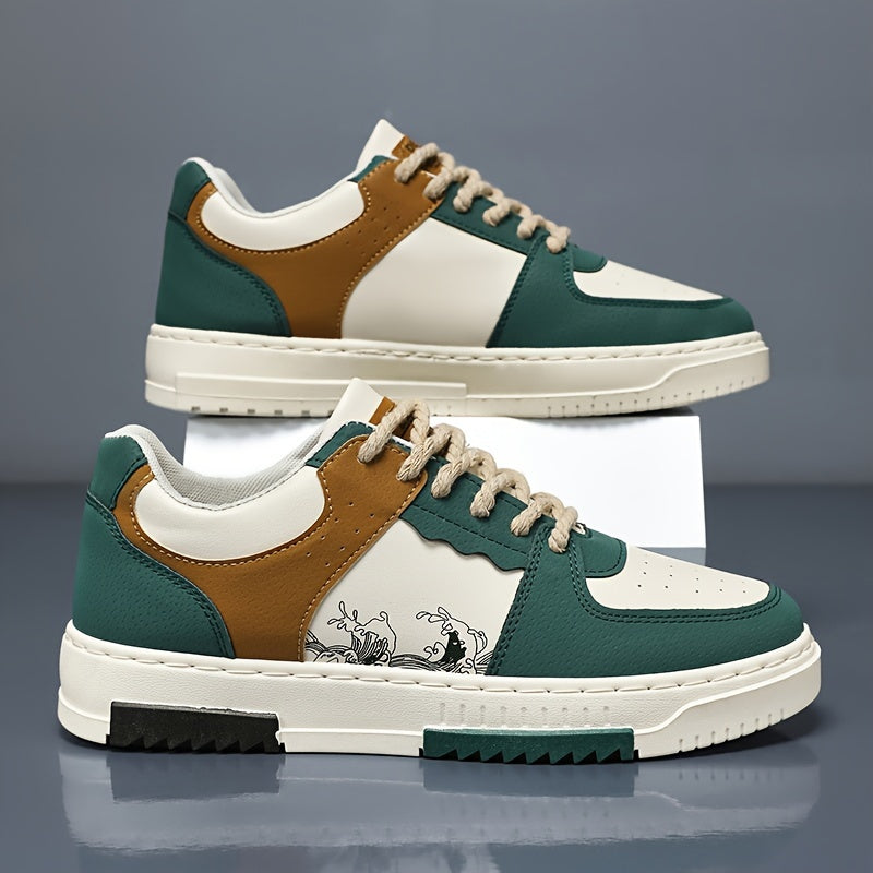 UrbanPulse™ – Stylische Low Top Herren Sneaker im Retro Look