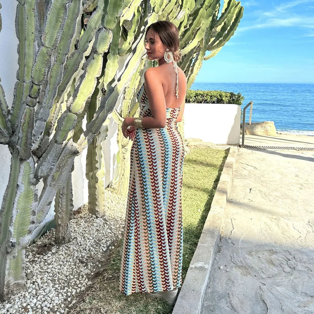 Vivian™ – Damen Sommerkleid Ärmellos mit V-Ausschnitt für Elegante Anlässe 4
